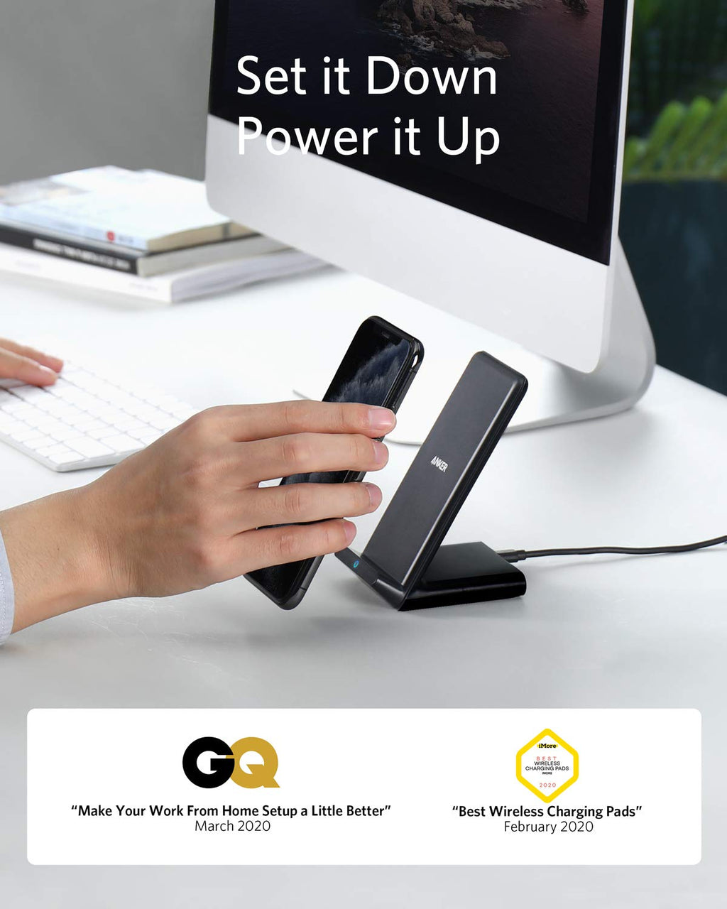 Refurbished Anker 313 Wireless Charger (Stand)