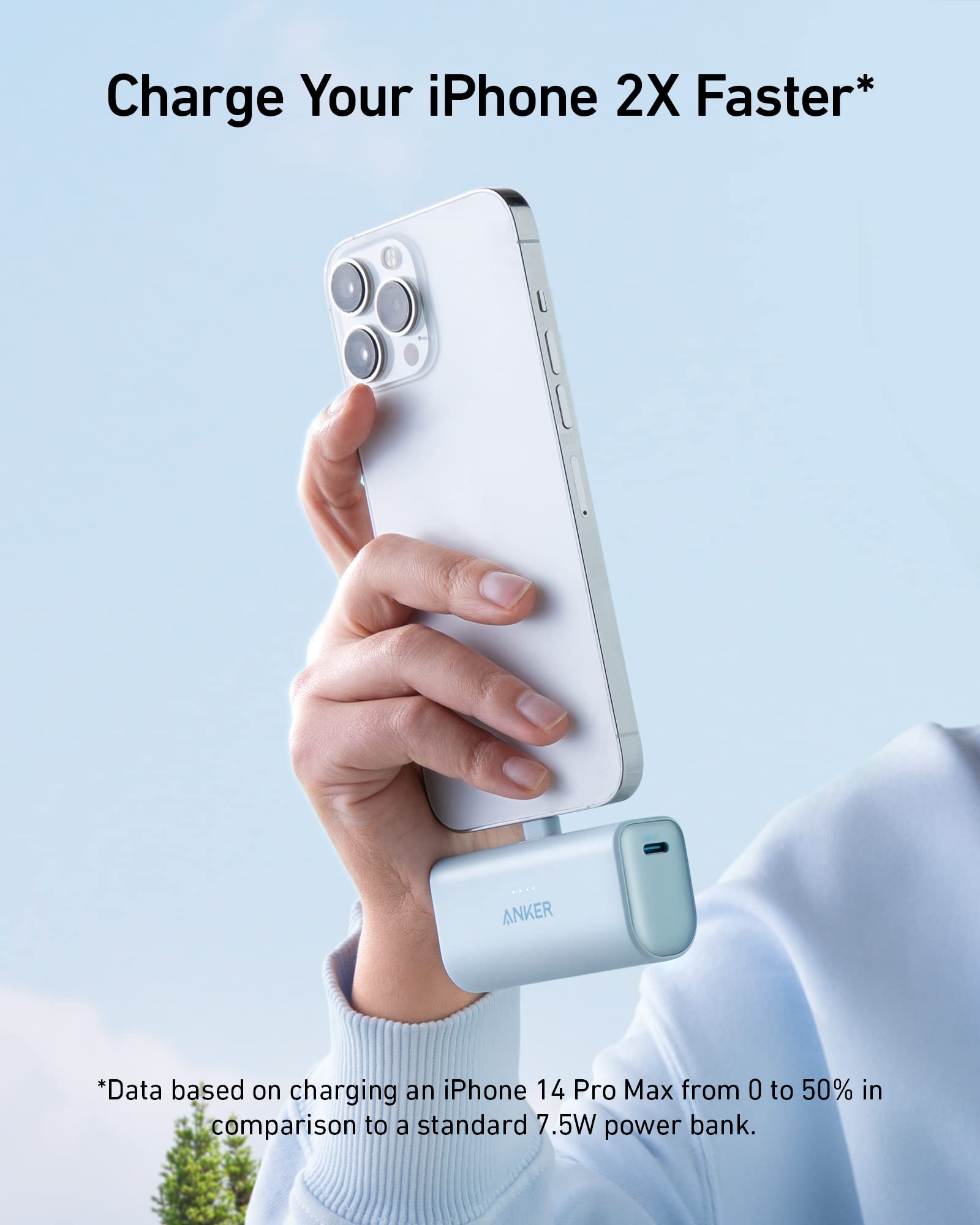 Anker charger for iPhone with faster 2X charging