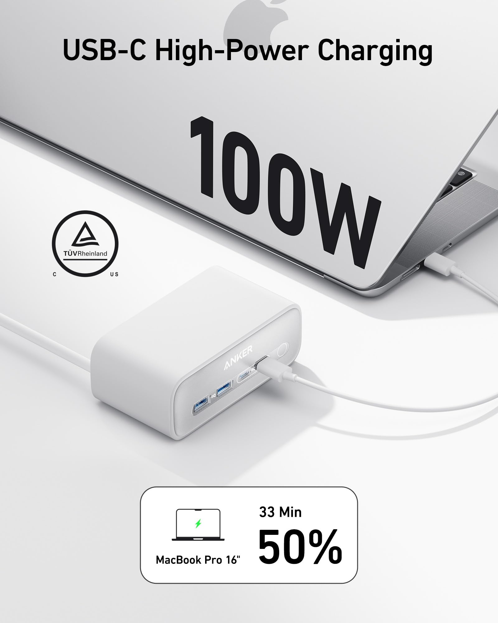 Anker with USB-C for 100W high-power charging